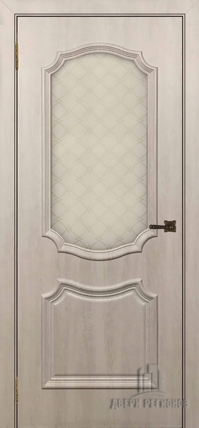 Дверь межкомнатная ламинированная ПВХ Асти с остеклением